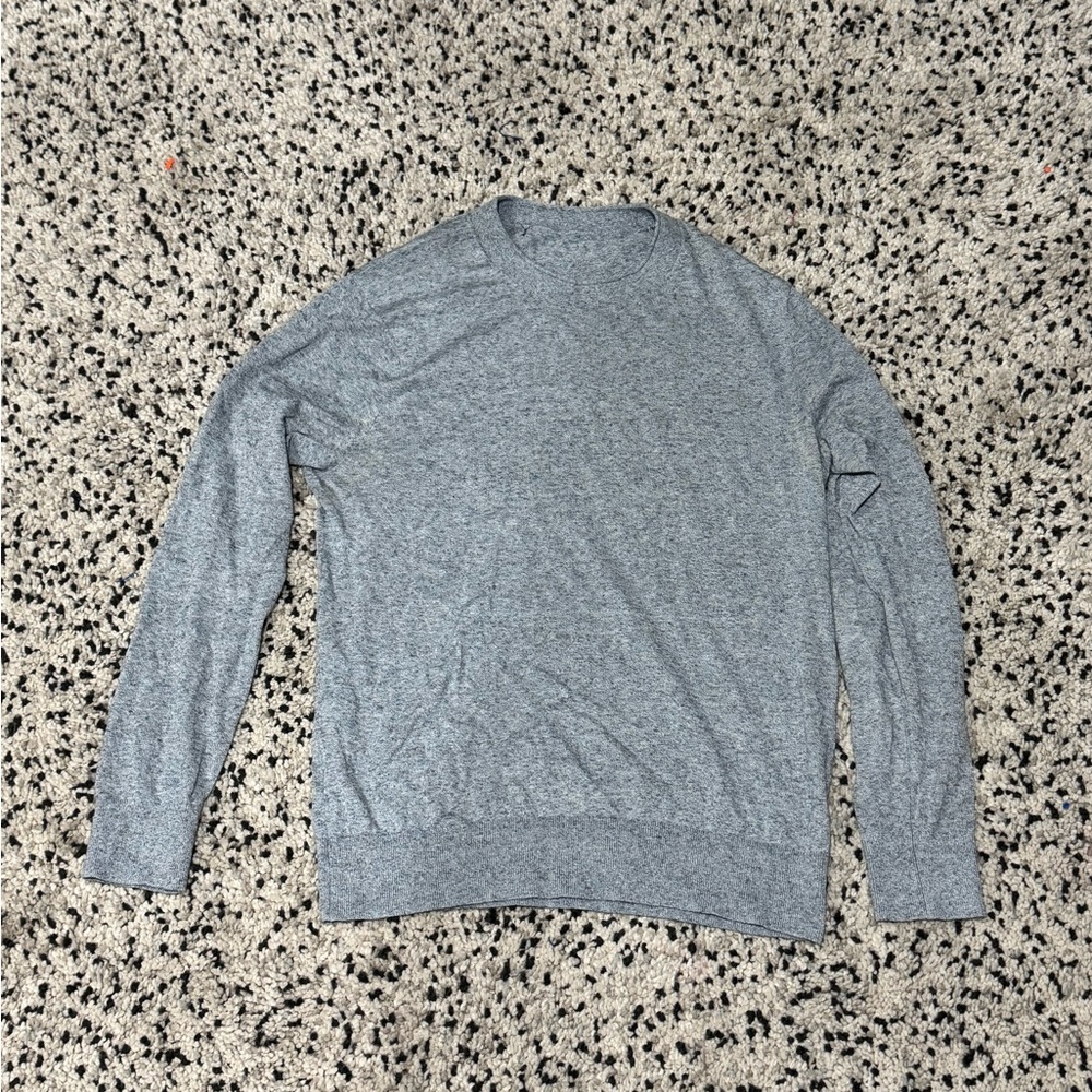 J. Crew Gray Crewneck Sweater Soft Knit Classic